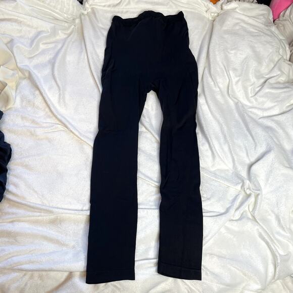 SPANX ASSETS Black High Waist Leggings Extra Large Compression Seamless‎ Ankle - Picture 2 of 5